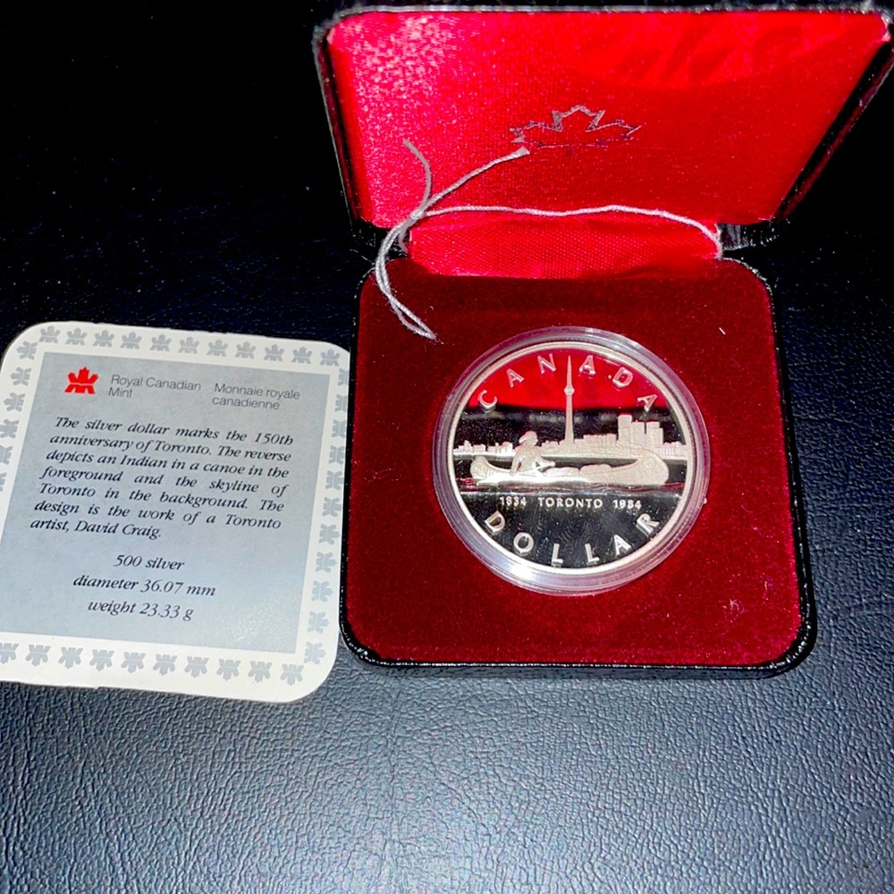 Proof Canadian Silver Dollar